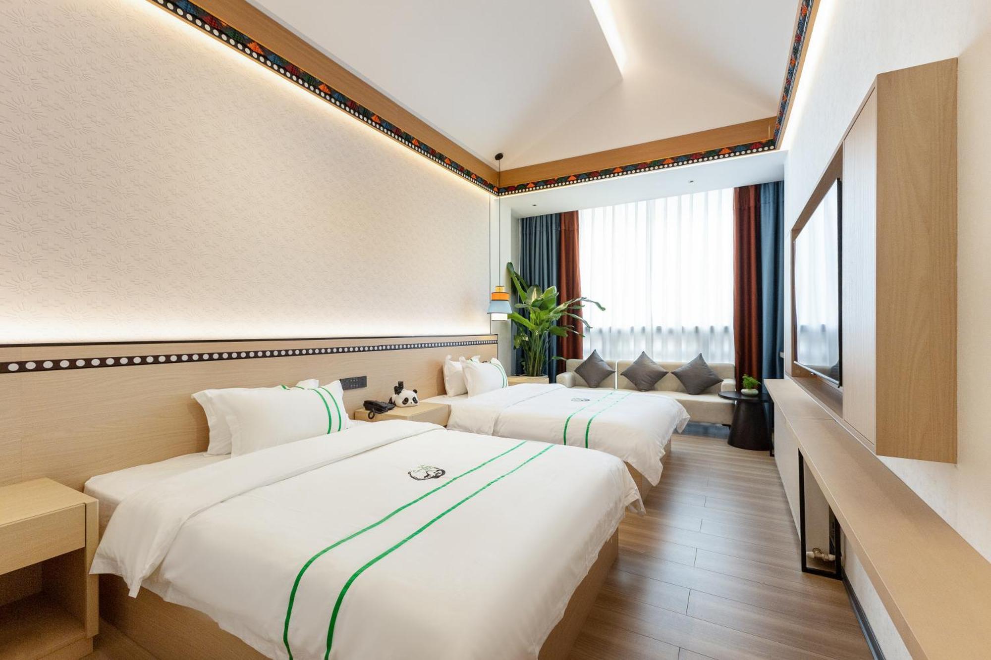 Xishu Garden Inn - Travel Agency Service - Car Rent Service - English Speaking تشنجدو المظهر الخارجي الصورة